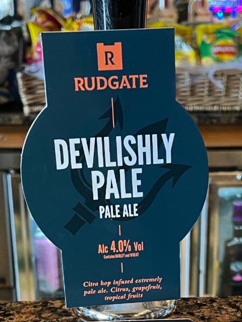 Devilishly Pale 4.0%, Rudgate Brewery, England