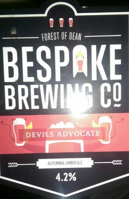 Devils Advocate 4.2%, Bespoke Brewing Co., England