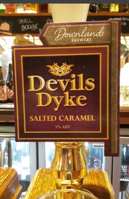 Devils Dyke Salted Caramel 5.0%, Downlands Brewery, England