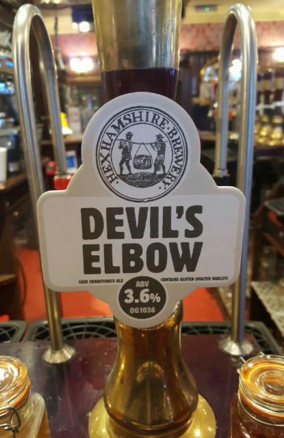 Devil's Elbow 3.6%, Hexhamshire Brewery, England