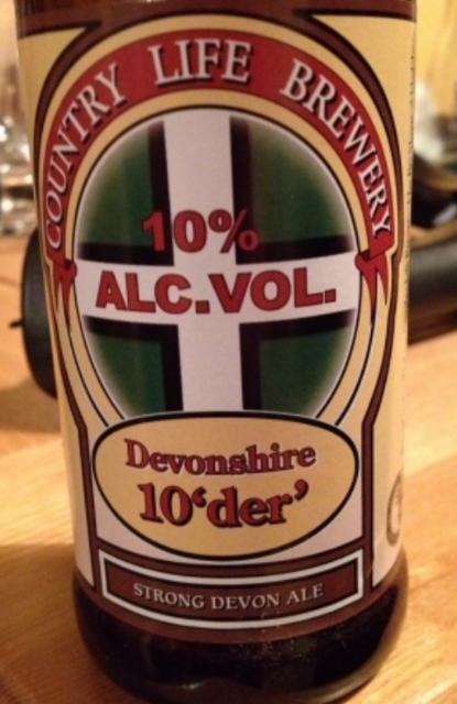 Devonshire 10'der' 10.0%, Country Life Brewery, England