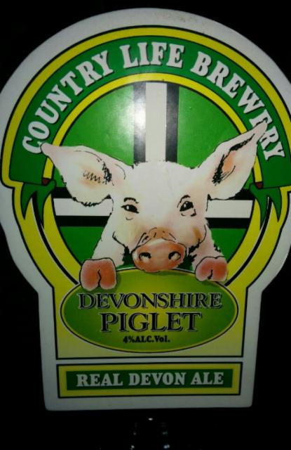 Devonshire Piglet 4.0%, Country Life Brewery, England