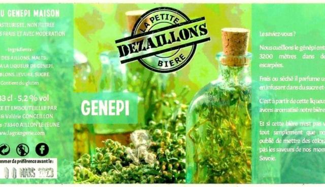 Dezaillons Génépi 5.2%, La Petite Bière Dezaillons, France