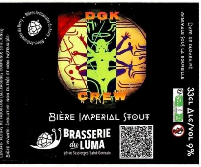 DGK Crew 9.0%, Brasserie Du Luma, France