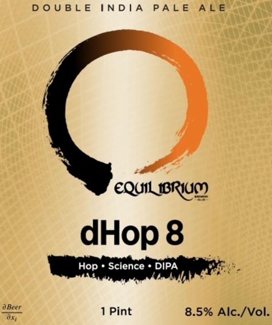 dHop 8 8.5%, Equilibrium Brewery, United States