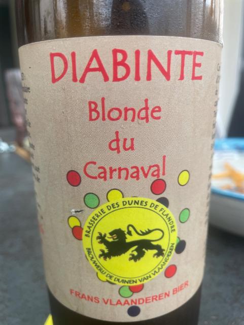 Diabinte blonde du carnaval 6.0%, Brasserie Des Dunes De Flandre (Diabinte), France