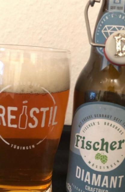 Diamant Craftbier 3.8%, Fischer's Brauhaus Mössingen, Germany