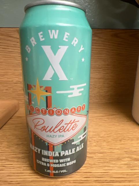 Dictionary Roulette 7.4%, Brewery X, United States