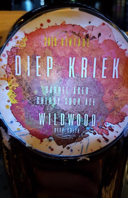 Diep kriek 2019 6.7%, Deep Creek Brewing Co., New Zealand