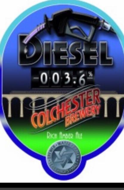 Diesel 3.6%, Colchester Brewery, England