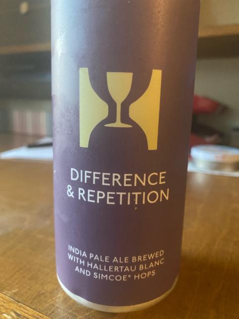 Difference & Repitition: Hallertau Blanc and Simcoe 6.0%, Hill Farmstead Brewery, United States