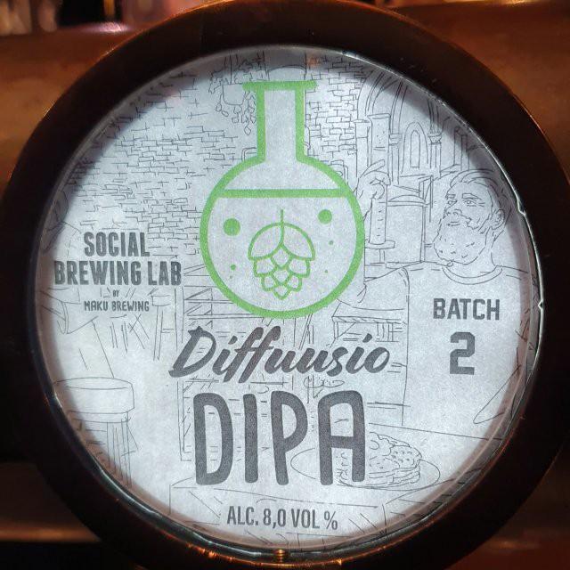 Diffuusio DIPA #2 8.0%, Social Brewing Lab By Maku Brewing, Finland