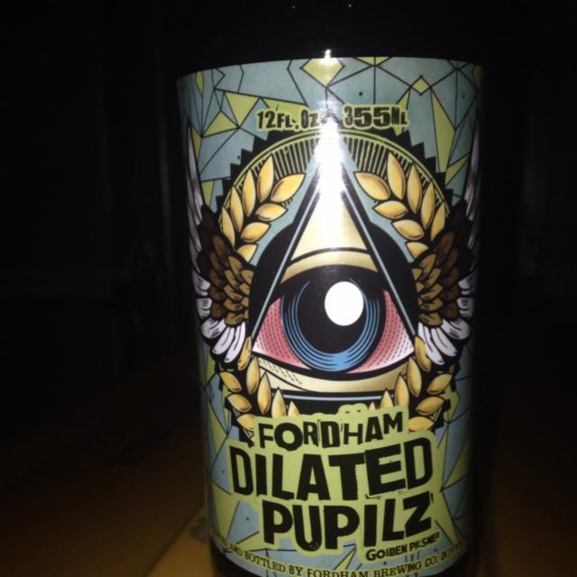 Dilated Pupilz 5.0%, Fordham Brewing Company (Coastal Brewing Co), United States
