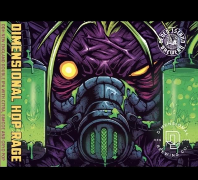 Dimensional Hop Rage 8.0%, Seven Island Brewery, Greece