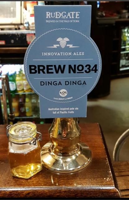 Brew No. 34 - Dinga Dinga 4.0%, Rudgate Brewery, England