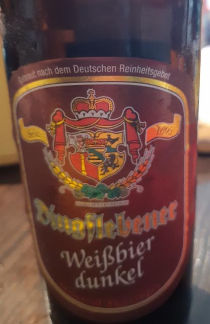 Dingslebener weißbier dunkel 4.9%, Privatbrauerei Metzler, Germany