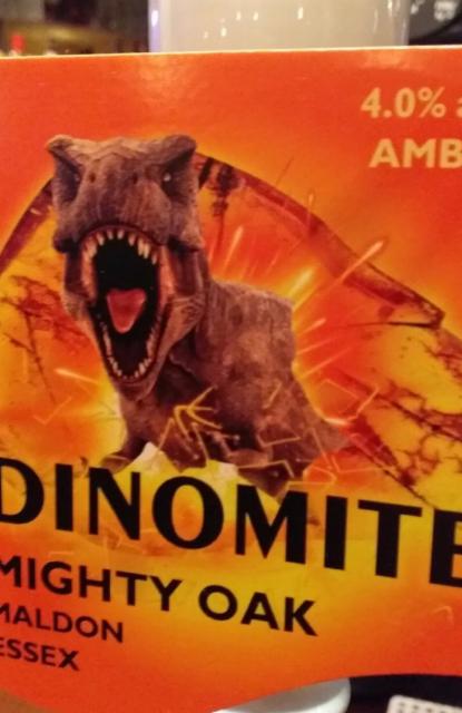 Dinomite 4.0%, The Mighty Oak Brewing Company, England