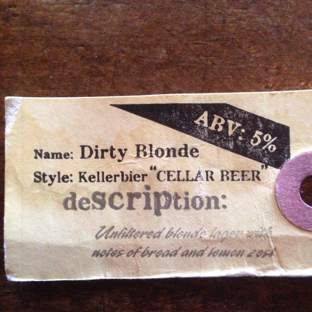 Dirty Blonde 5.0%, Old Flame Brewing Co, Canada