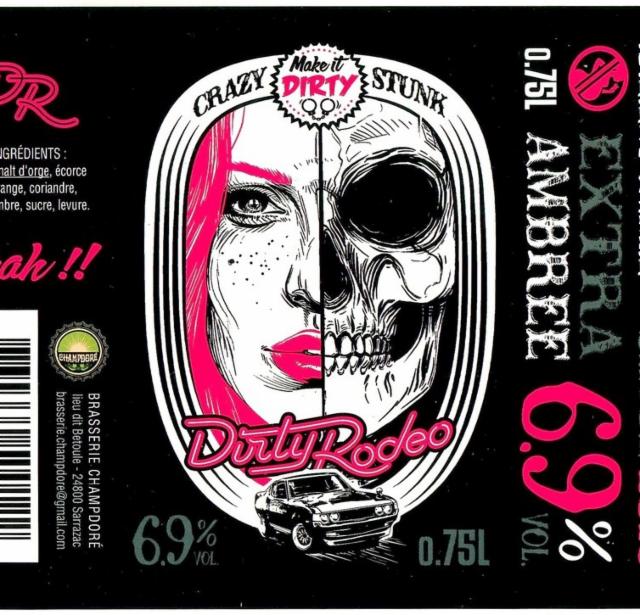 Dirty Rodeo 6.9%, Brasserie Champdoré, France