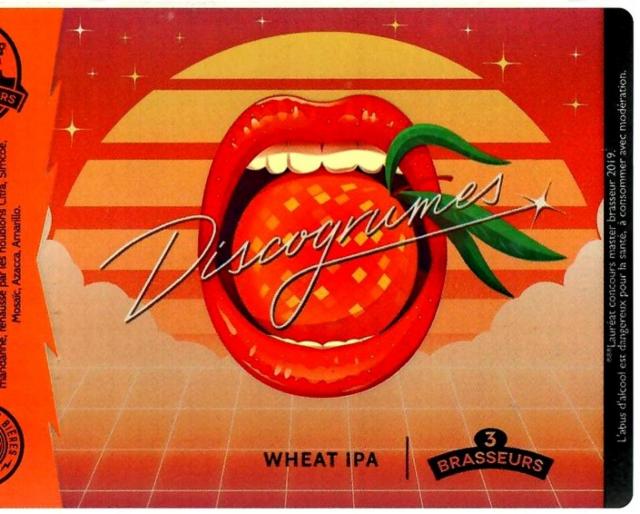 Discogrumes 5.9%, Les 3 Brasseurs / The 3 Brewers Lille, France