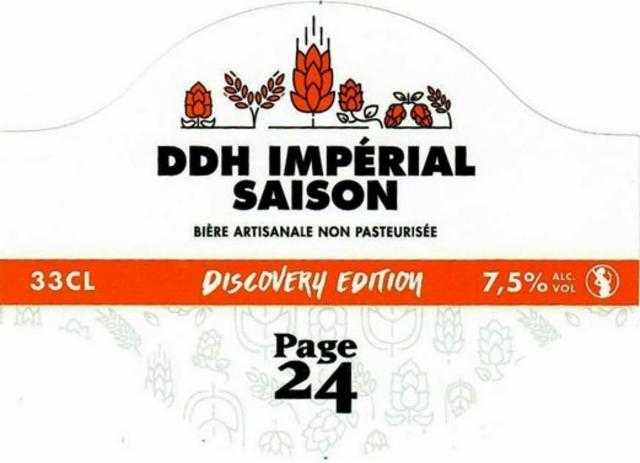 Discovery Edition DDH Impérial Saison 7.5%, Brasserie Saint-Germain (Page 24), France