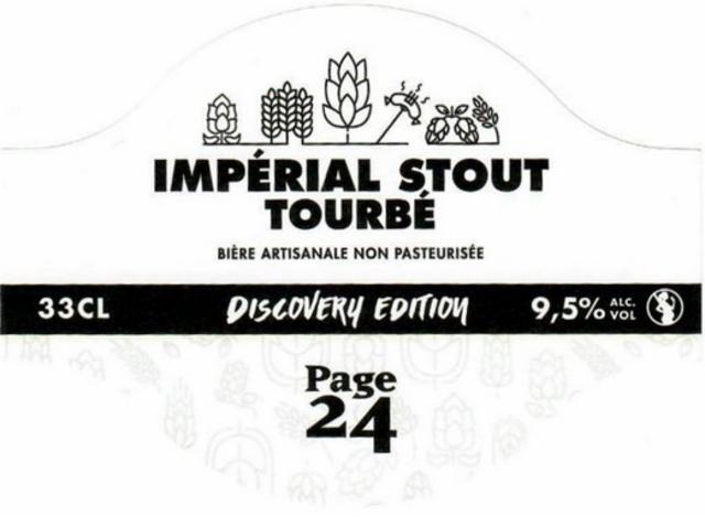 Discovery Edition Impérial Stout Tourbé 9.5%, Brasserie Saint-Germain (Page 24), France