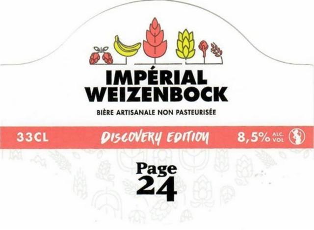 Discovery Edition Impérial Weizenbock 8.5%, Brasserie Saint-Germain (Page 24), France