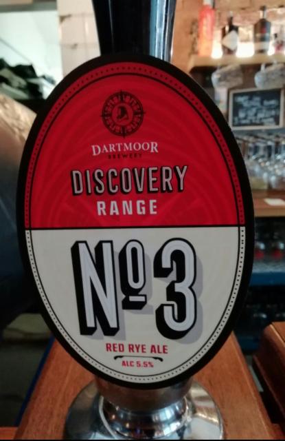 Discovery Range No.3 5.5%, Dartmoor Brewery Ltd., England