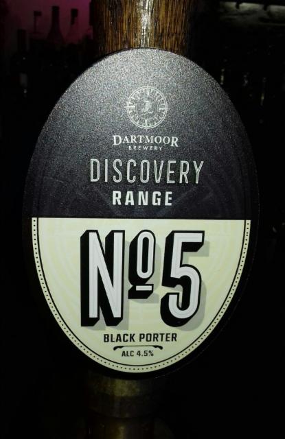 Discovery Range No.5 4.5%, Dartmoor Brewery Ltd., England