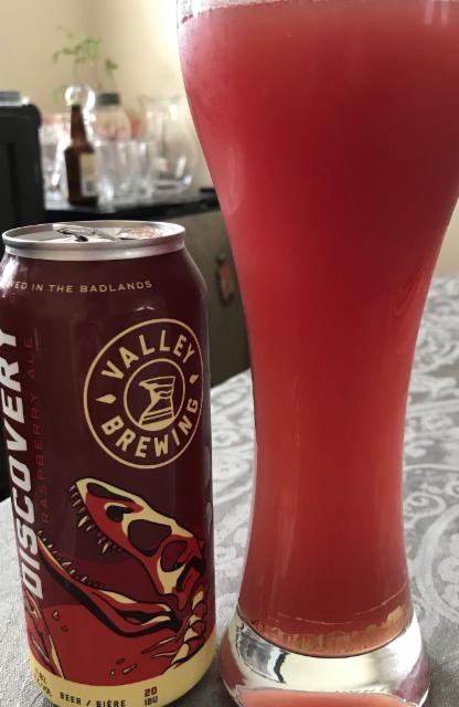 Discovery raspberry ale 4.8%, Valley Brewing, Canada