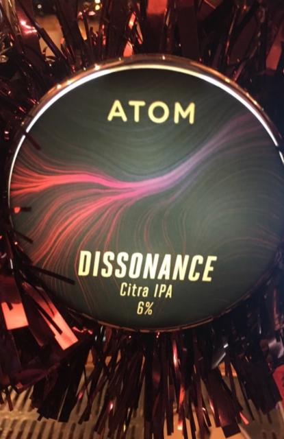 Dissonance 6.0%, Atom Beers, England