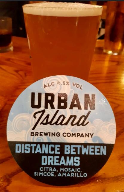 Distance Between Dreams 4.5%, Urban Island Brewing Co Limited, England