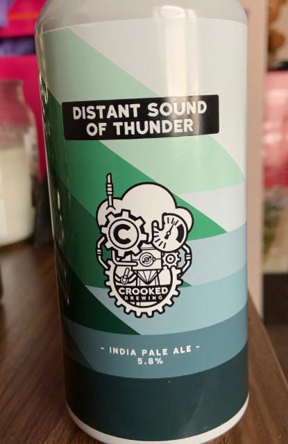 Distant Sound Of Thunder 5.8%, Crooked Brewing Limited, England