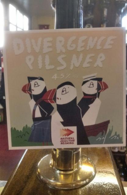Divergence Pilsner 4.5%, Natural Selection, Scotland