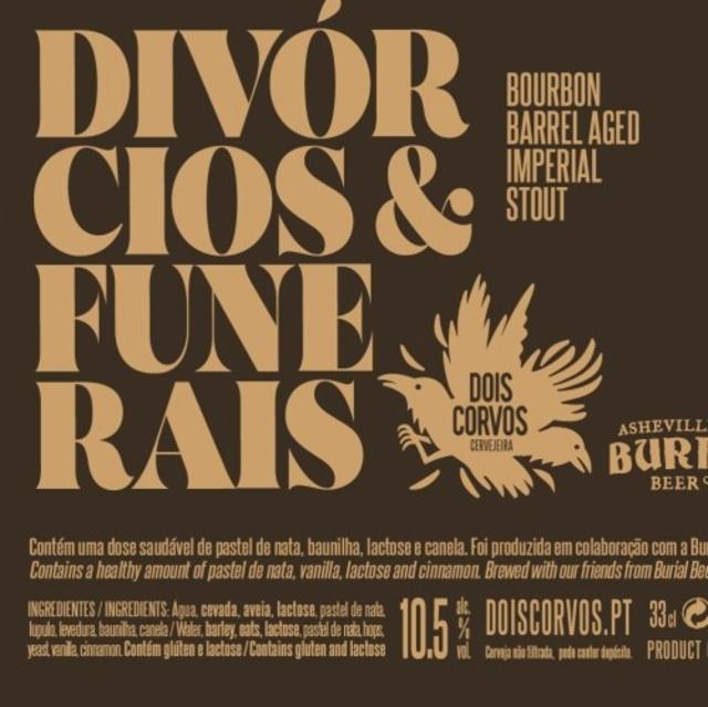 Divorcios & Funerais 10.5%, Dois Corvos Cervejeira, Portugal