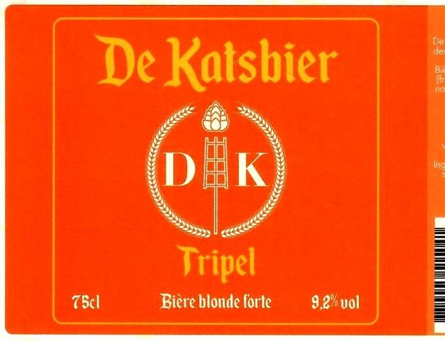 De Katsbier Tripel 9.2%, Brasserie De Katsbier, France