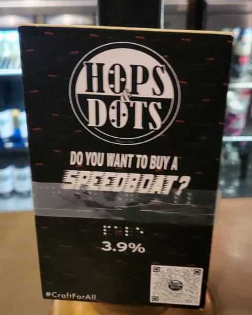 Do You Want To Buy A Speedboat? 3.9%, Hops & Dots, England