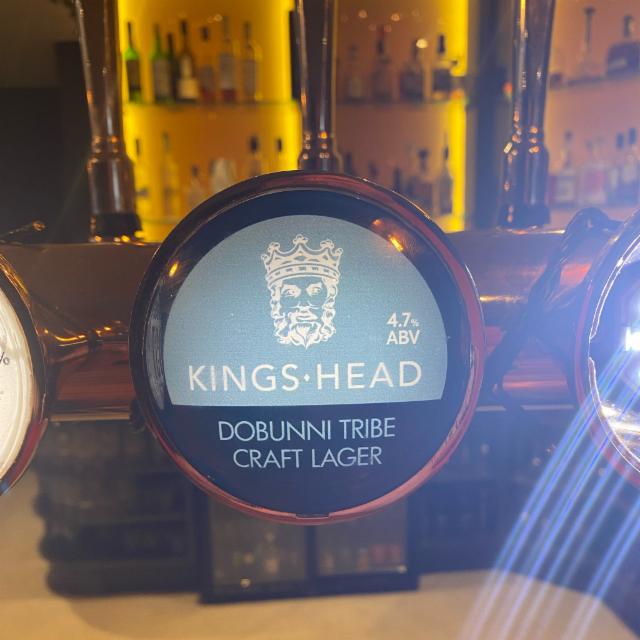 Dobunni Tribe Craft Lager 4.7%, Kings Head Brewery, England