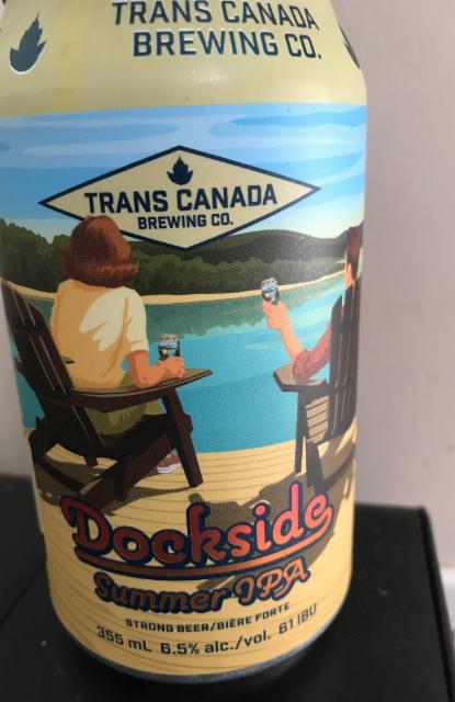 Dockside Summer IPA 6.5%, Trans Canada Brewing Company, Canada