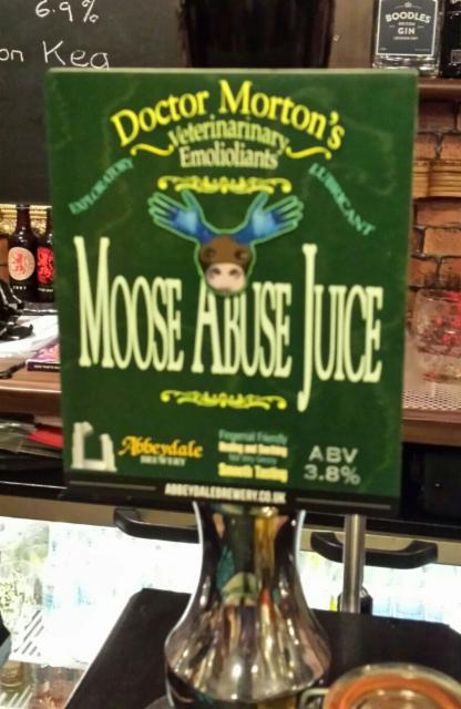 Doctor Morton's Moose Abuse Juice 3.8%, Abbeydale Brewery, England