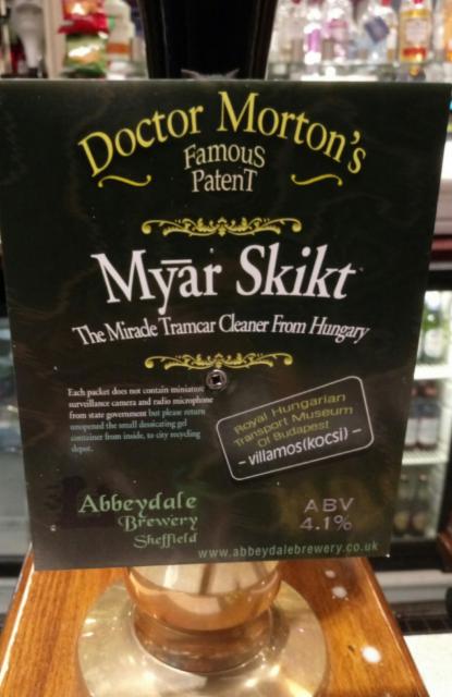 Doctor Morton's Myar Skikt 4.1%, Abbeydale Brewery, England