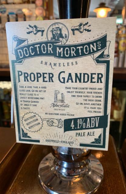 Doctor Morton's Shameless Proper Gander, Abbeydale Brewery