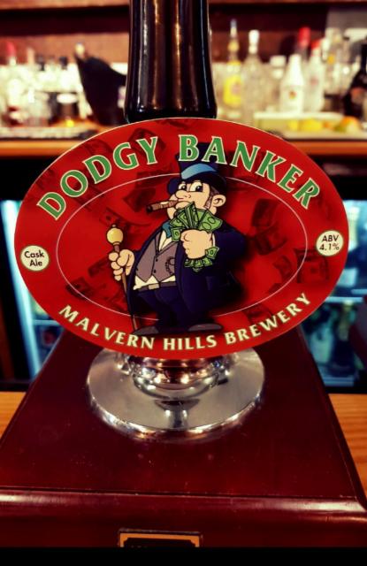Dodgy Banker 4.1%, Malvern Hills Brewery, England