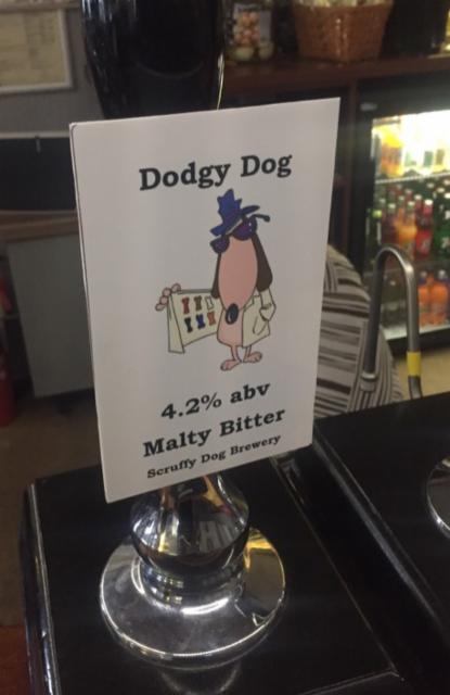 Dodgy Dog 4.2%, The Scruffy Dog Brewery, England