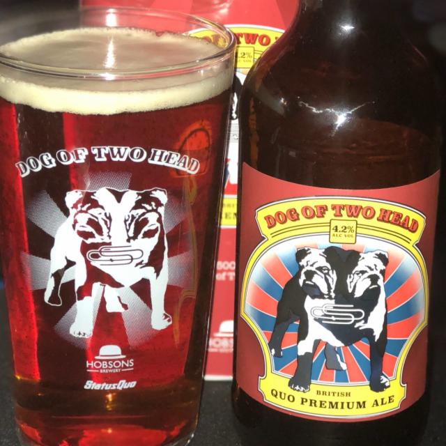 Dog of Two Head 4.2%, Hobsons Brewery, England