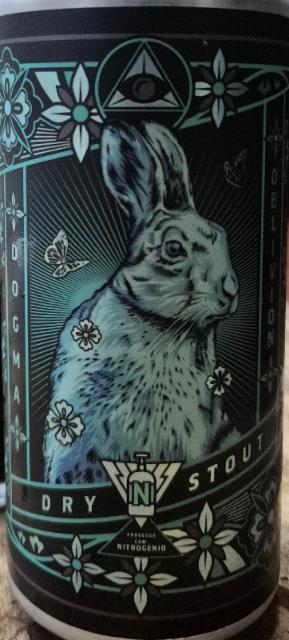 Dogma Oblivion Dry Stout 4.2%, Cervejaria Dogma, Brazil