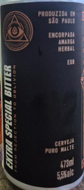 Dogma Oblivion ESB 5.5%, Cervejaria Dogma, Brazil