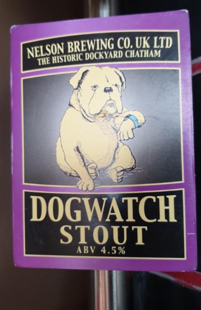 Dogwatch Stout 4.5%, Nelson Brewing, England