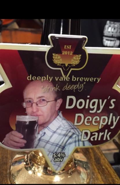 Doigy's Deeply Dark 5.4%, Deeply Vale Brewery, England