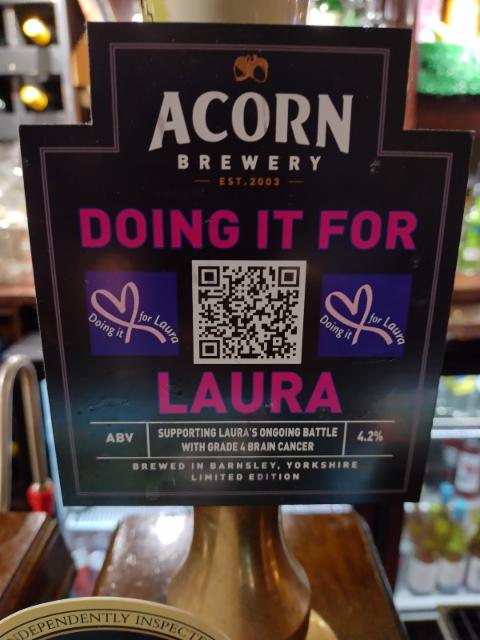 DOING IT FOR LAURA 4.2%, Acorn Brewery, England